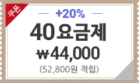 쿠폰 40,000원(52,800원 적립)